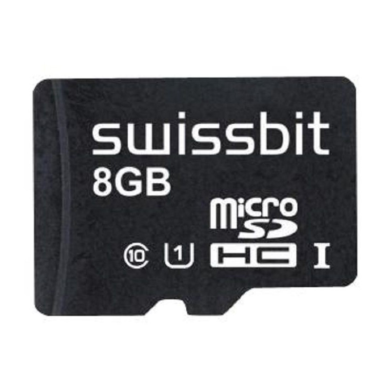 Swissbit (SFSD8192N3BM1TO-I-GE-2B1-STD) Flash Memory Card, 8 GB