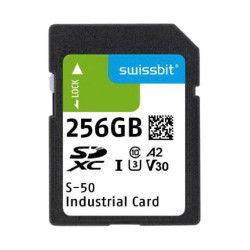 Swissbit (SFSD256GL2AM1TO-I-8H-221-STD) Flash Memory Card, 256 GB