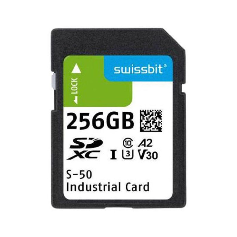 Swissbit (SFSD256GL2AM1TO-I-8H-221-STD) Flash Memory Card, 256 GB