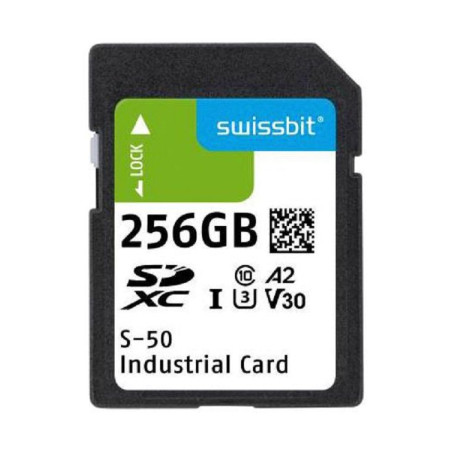 Swissbit (SFSD256GL2AM1TO-I-8H-221-STD) Flash Memory Card, 256 GB