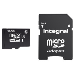 Integral (INMSDH16G10-90SPTAB) Flash Memory Card, 16 GB