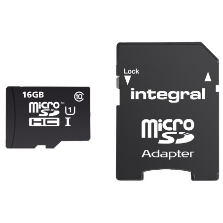 Integral (INMSDH16G10-90SPTAB) Flash Memory Card, 16 GB