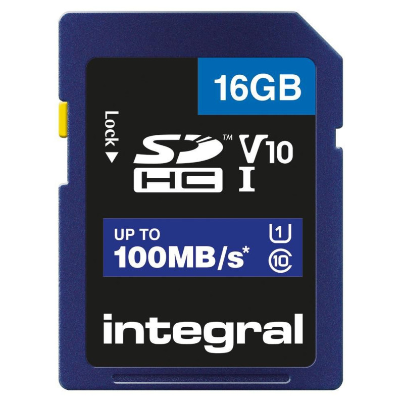 Integral (INSDH16G-100V10) 16GB High Speed Memory Card