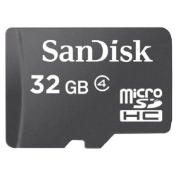 SanDisk (SDSDQ-032G-E11M) Flash Memory Card, MicroSDHC Card, 32 GB