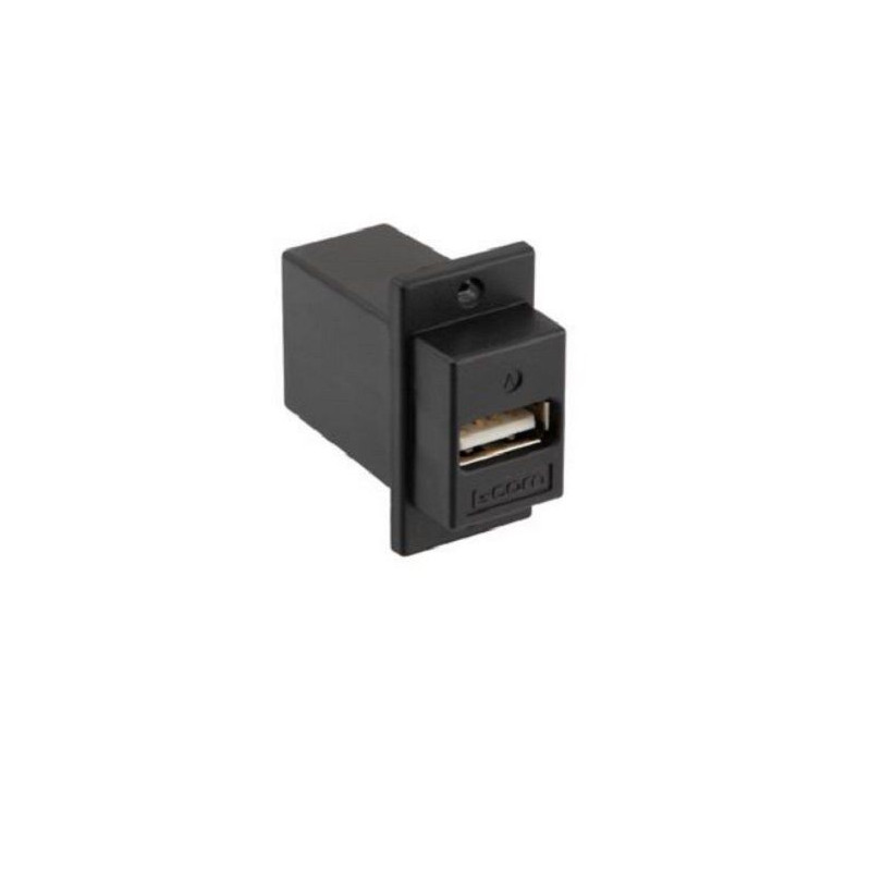 L-Com (ECF504B-UAB) USB Adapter, USB Type A, USB Type B Receptacle, USB 2.0