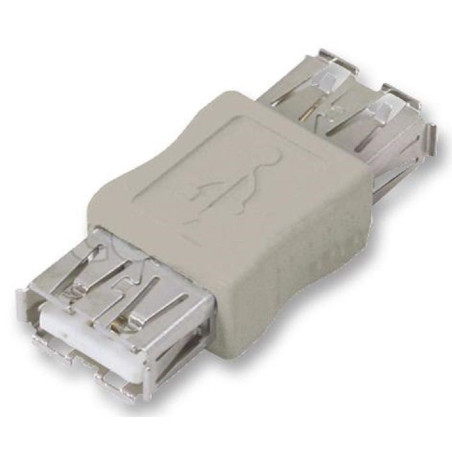 L-Com (UAD015FF) USB Adapter, USB Type A Receptacle, USB Type A Receptacl