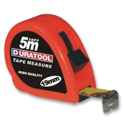 Duratool, Tape Measure, 5M, D00006