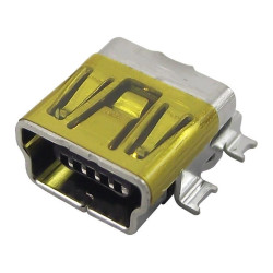 Molex (67503-1020...) USB Connector, Mini USB Type B, USB 2.0, Receptacle