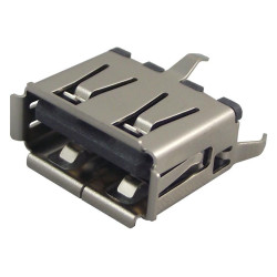 Molex (105057-0001) USB Connector, USB Type A, USB 2.0, Receptacle, 4 Ways