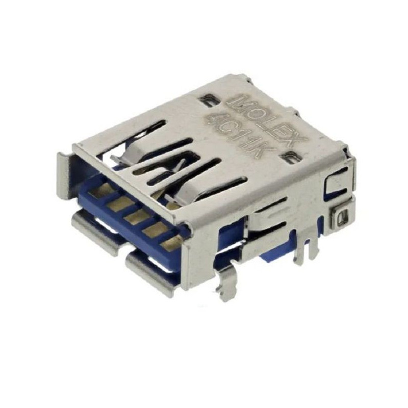 Molex (48393-0003) USB Connector, USB Type A, USB 3.0, Receptacle, 9 Way