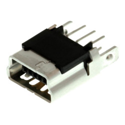 Molex (502237-0517) USB Connector, Mini USB Type B, USB 2.0, Receptacle