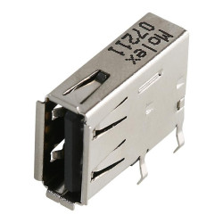 Molex (48204-0001..) USB Connector, USB Type A, USB 2.0, Receptacle, 4 Ways