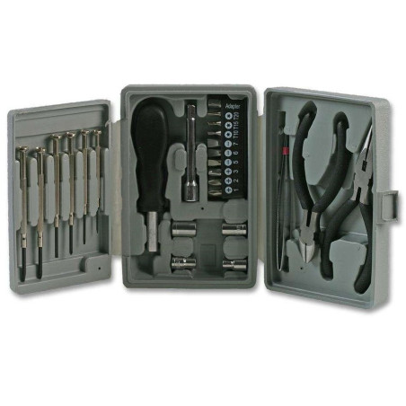 Duratool, Mini Tool Kit, 26 Pieces, Bits, Sockets, Plier, Cutter, D00197