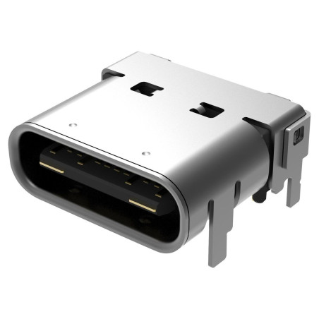 Gct (USB4065-30-A) USB Connector, USB Type C, USB 3.1, Receptacle