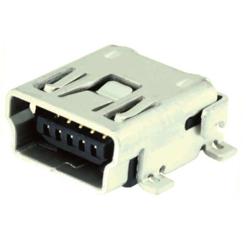 TE Connectivity (1734327-1) USB Connector, Mini USB Type A, USB 2.0