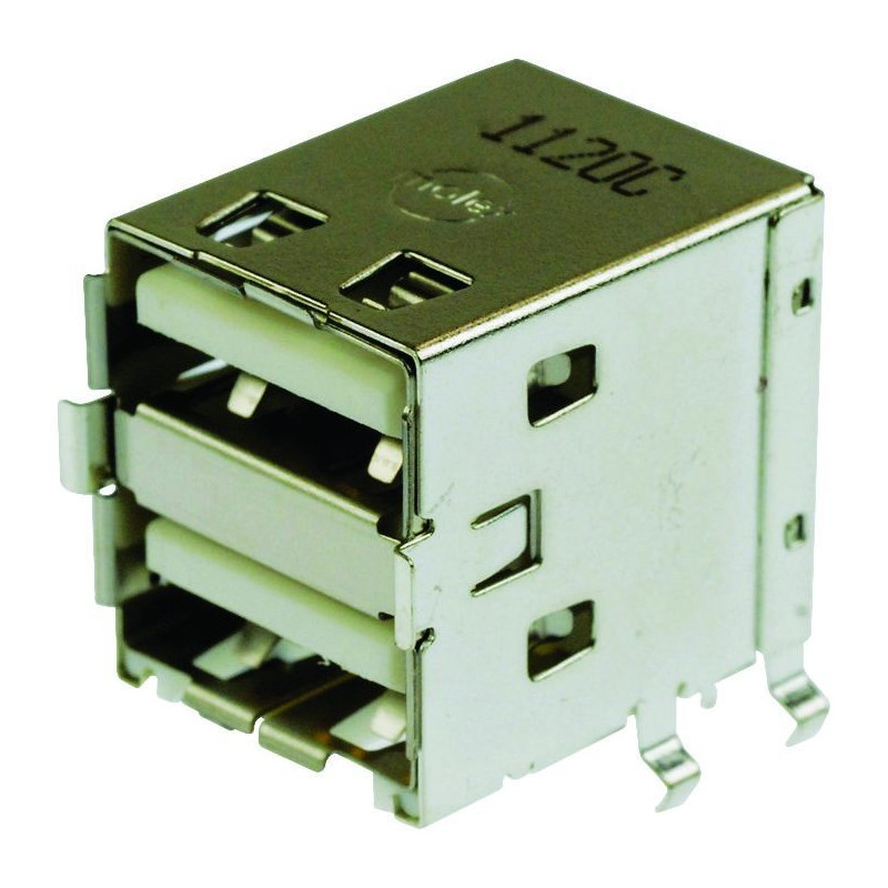 Molex (67298-4090) USB Stacked Connector, USB Type A, USB 2.0