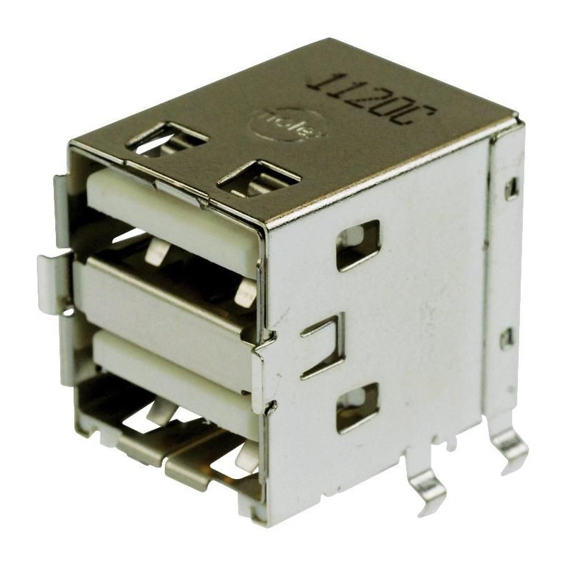 Molex (67298-3090) USB Stacked Connector, USB Type A, USB 2.0