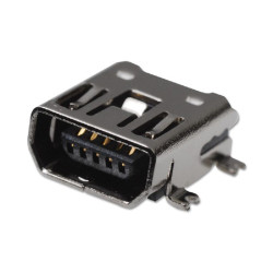 Samtec (MUSB-05-F-AB-SM-A) USB Connector, Mini USB Type AB, USB 2.0