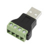 Clever Little Box (CLB-JL-8141) USB Connector, End W/Terminals