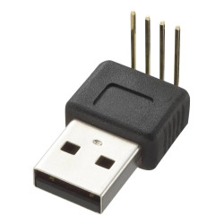 Clever Little Box (CLB-JL-8136) USB Connector, End W/Pin, USB Type A