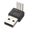 Clever Little Box (CLB-JL-8136) USB Connector, End W/Pin, USB Type A