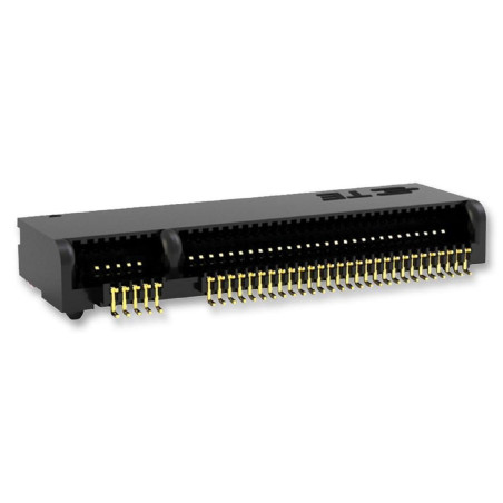 TE Connectivity (2199119-3) Card Edge Connector, Dual Side, 67 Contacts,