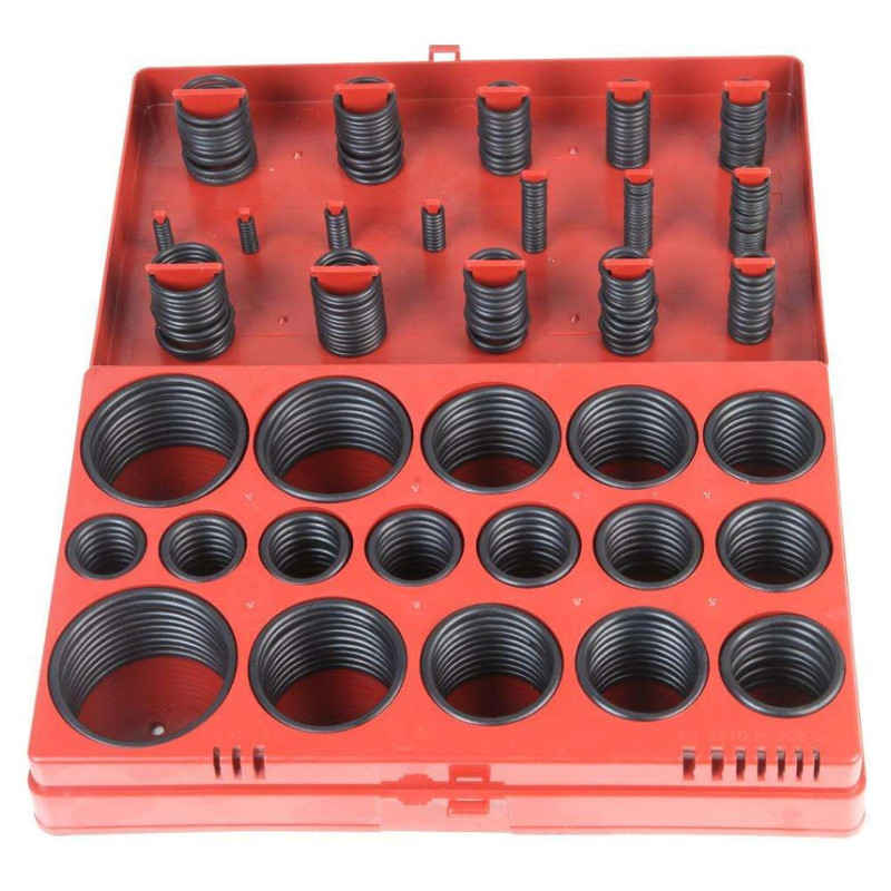 Duratool, 419 Piece O-ring Kit in a Plastic Storage Case, 32 Sizes, D01887