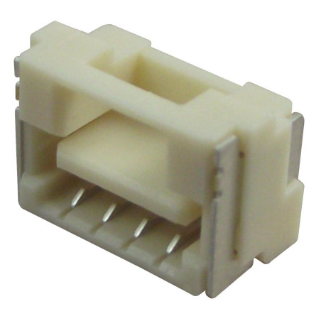 Molex (502386-0470) PCB Receptacle, Signal, 1.25 mm, 1 Rows, 4 Contacts