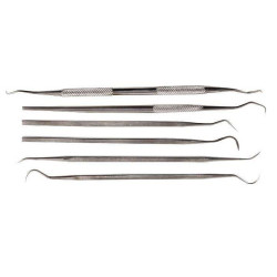 Duratool, Scriber Set, Dual Ended, Stainless Steel, Assorted, 6 Pcs, D02346