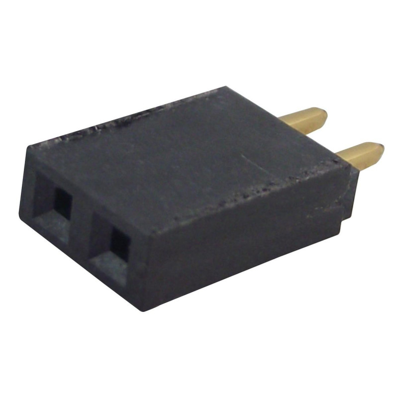 Samtec (SSQ-106-01-G-S) PCB Receptacle, Board-to-Board, 2.54 mm, 1 Rows