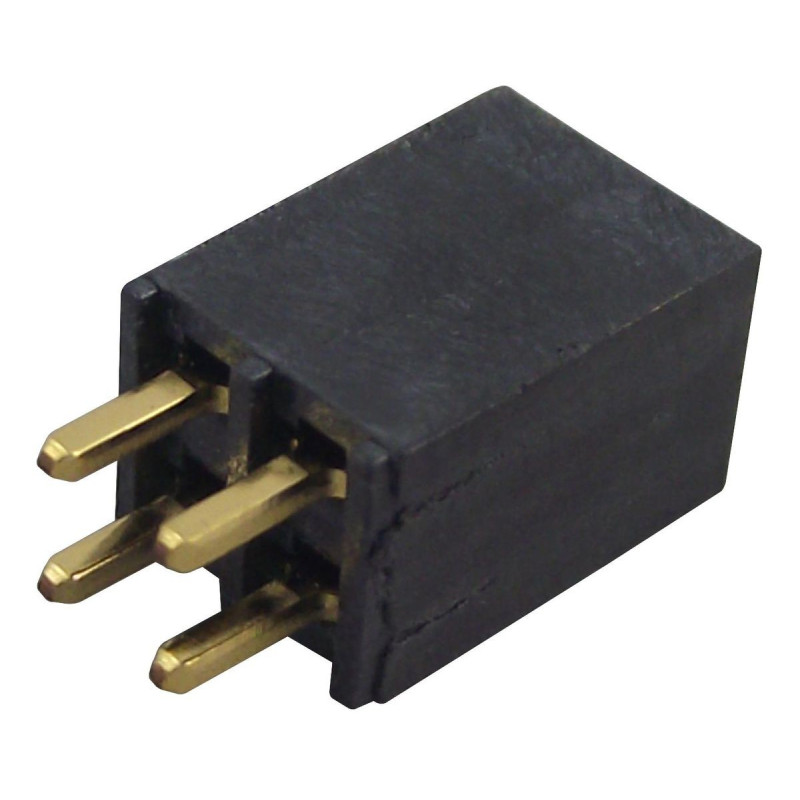 Samtec (SSQ-120-01-G-D) PCB Receptacle, Board-to-Board, 2.54 mm