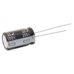 Panasonic, Electrolytic Capacitor, 16 mm, 35 V, Radial Leaded, , ECA1VHG222