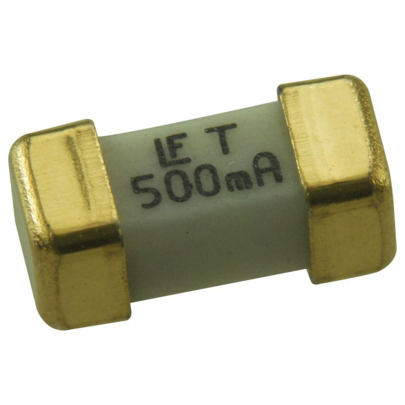 Littelfuse (0452.500MRL) Fuse, Surface Mount, 500 mA, Slow Blow, 125 VAC