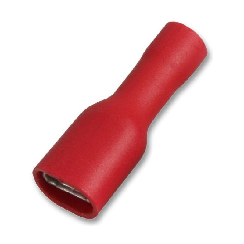 Pro Power (STFDFD1-188(8)) Female Push On Crimp Terminals Red 12Am 6.3mm