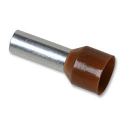 Multicomp Pro (E10-12-BROWN) Wire Ferrule, Single Wire, 8 AWG, 10 mm²