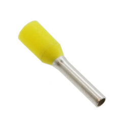 Weidmuller (900432) Wire Ferrule, Single Wire, 17 AWG, 1 mm², 8 mm, Yellow