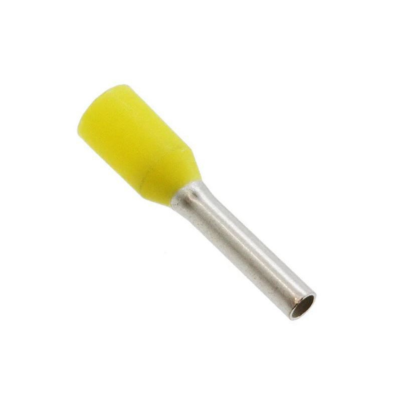 Weidmuller (900432) Wire Ferrule, Single Wire, 17 AWG, 1 mm², 8 mm, Yellow