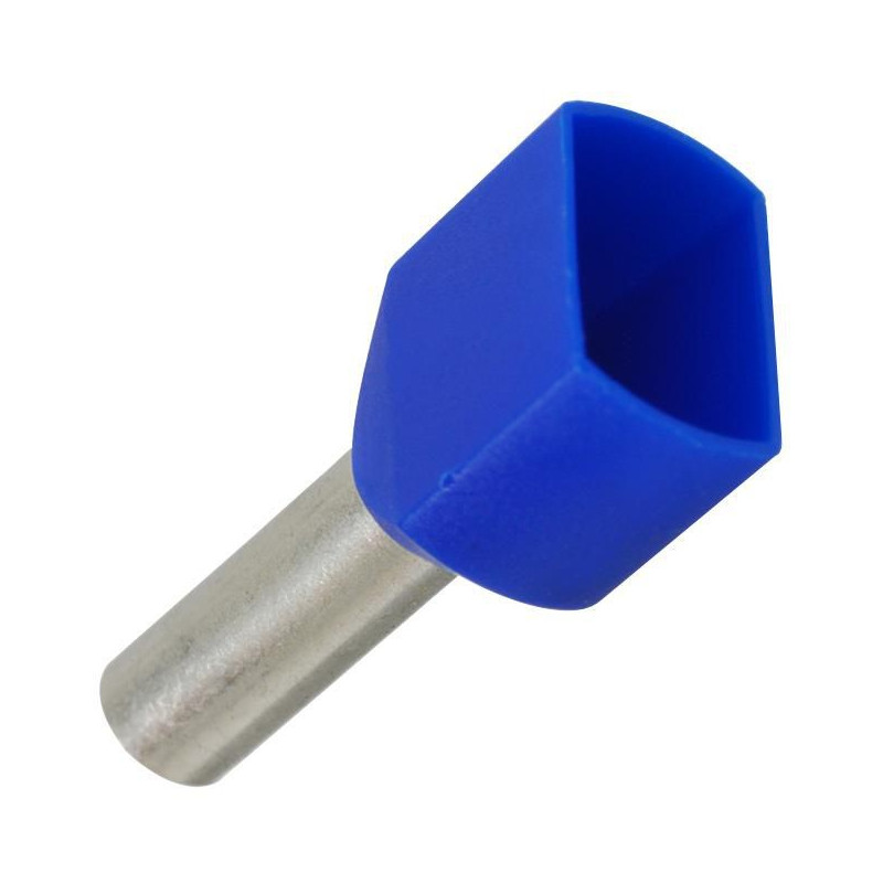 JST (FTR0.75-8) Wire Ferrule, French Code, Single Wire, 18 AWG, 0.75 mm²