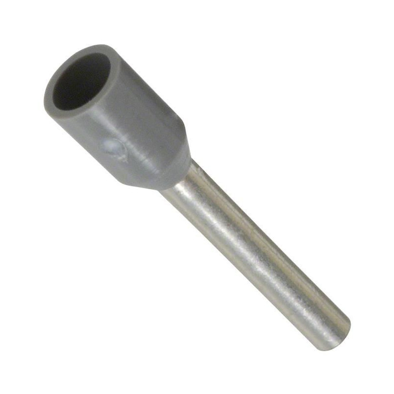 JST (FWE2.5-8) Wire Ferrule, French Code, Single Wire, 14 AWG, 2.5 mm²