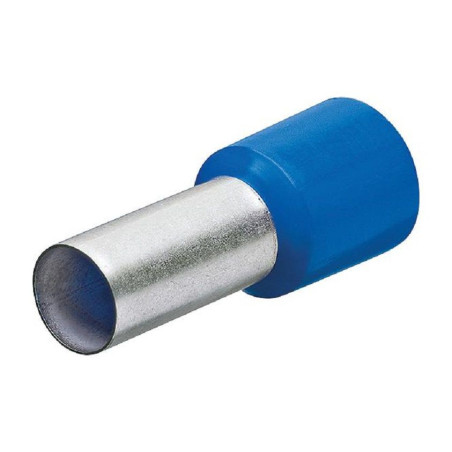 Knipex (97 99 334) Wire Ferrule, Single Wire, 13 AWG, 2.5 mm², 8 mm, Blue