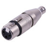 Neutrik (NA2FBNC) Connector Adapter, Circular, XLR, 3 Ways, Receptacle