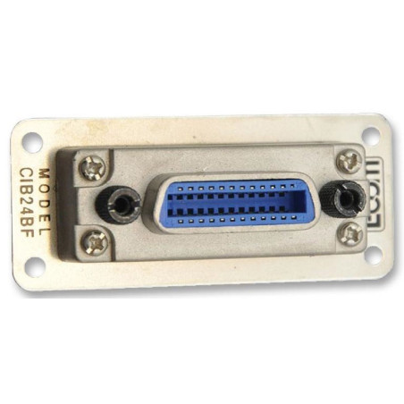 L-Com (CIB24BF) Connector Adapter, IEEE-488 GPIB, 24 Ways, Receptacle