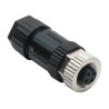 Amphenol (M12A-04BFFB-SL7001) Sensor Connector, 4 Pole, M12, Receptacle