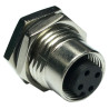 Amphenol (M12A-05PFFS-SF8001) Sensor Connector, 5 Pole, M12, Receptacle