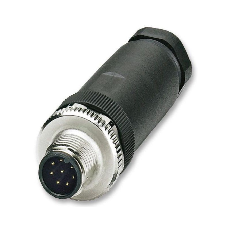 Phoenix Contact (SACC-M12MS-8CON-PG9-M) Sensor Connector, M12, Male