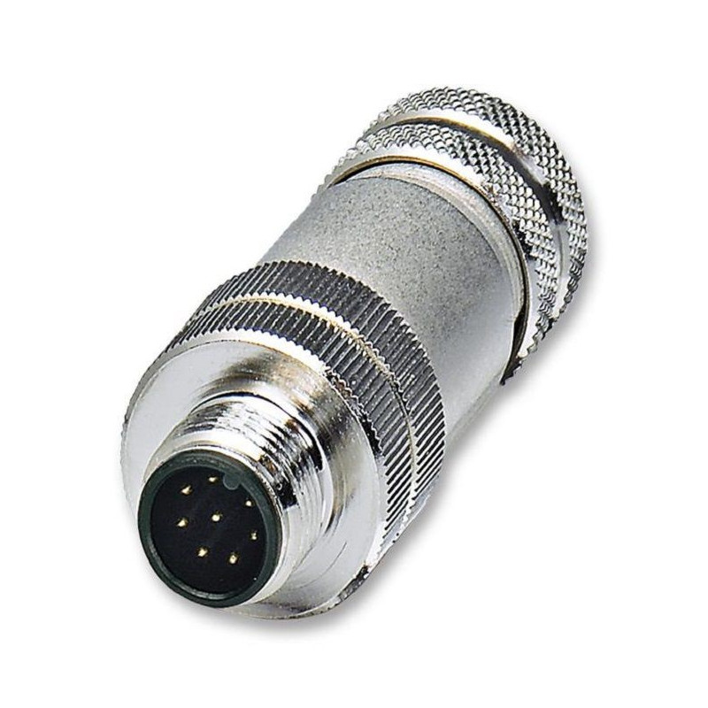 Phoenix Contact (SACC-M12MS-8CON-PG 9-SH) Sensor Connector, M12, Male