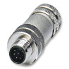 Phoenix Contact (SACC-M12MS-8CON-PG 9-SH) Sensor Connector, M12, Male