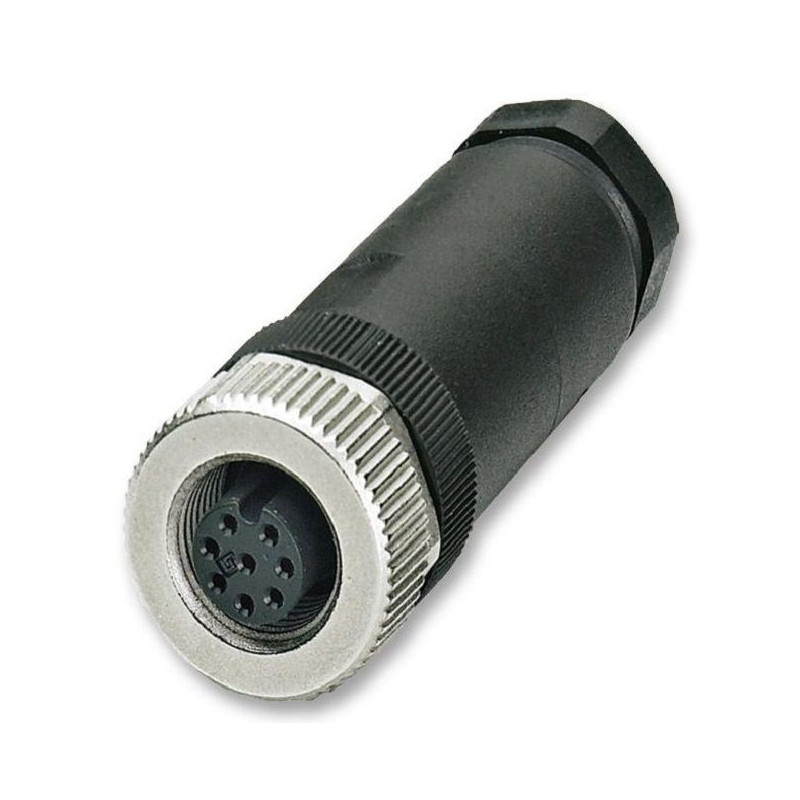 Phoenix Contact (SACC-M12FS-8CON-PG9-M) Sensor Connector, M12, Female