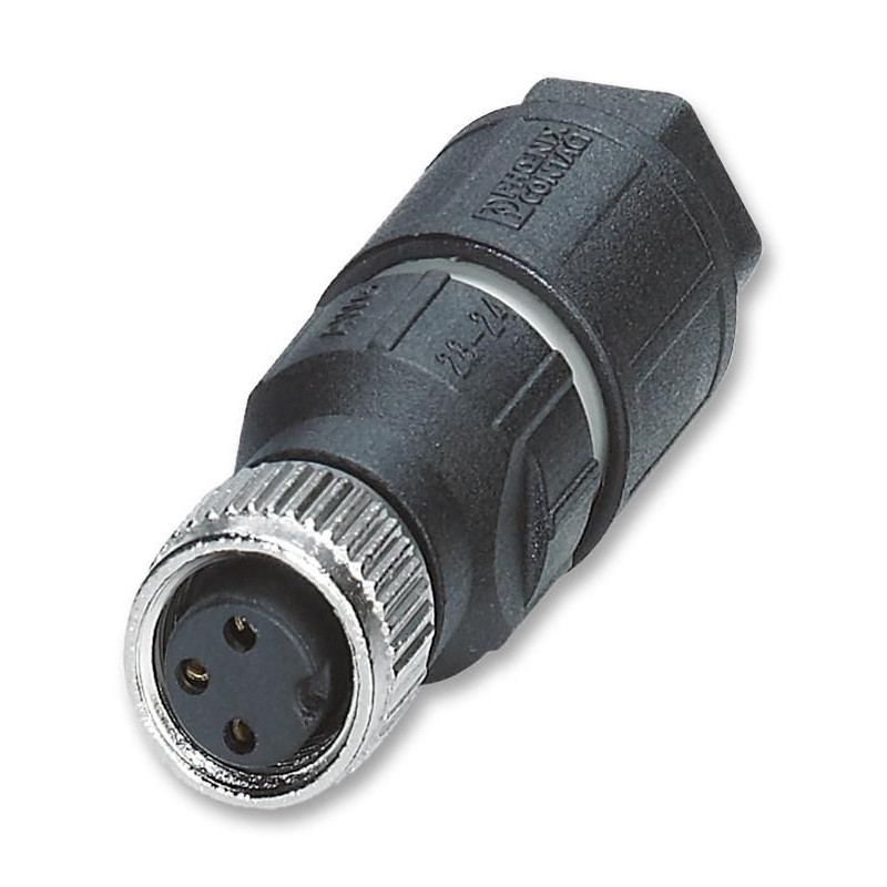 Phoenix Contact (SACC-M 8FS-3QO-0,5-M) Sensor Connector, M8, Female