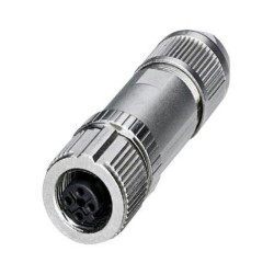 Phoenix Contact (1424683) Sensor Connector, M12, Female, 4 Positions